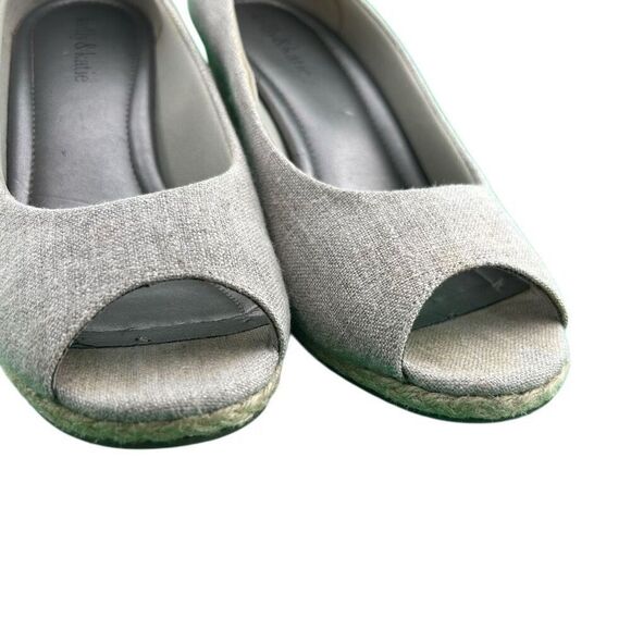 Kelly & Katie Size 8.5 Peep Toe Cork Wedges - Picture 4 of 5